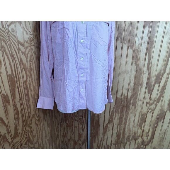 Frye Addie Westor Light Pink Button Up Blouse Collared Pockets Size S - Picture 3 of 10